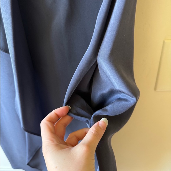 3.1 Phillip Lim Silk Mini Dress in Navy Blue Size 2 - Picture 5 of 10